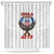 American Samoa Fautasi Shower Curtain Pago Pago Aeto and Iseula o le Moana of Fagatogo White Color - Polynesian Pride