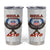 American Samoa Fautasi Tumbler Cup Pago Pago Aeto and Iseula o le Moana of Fagatogo White Color - Polynesian Pride