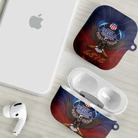 American Samoa Fautasi AirPods Case Pago Pago Aeto and Iseula o le Moana of Fagatogo Red-Blue LT03 - Polynesian Pride