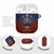 American Samoa Fautasi AirPods Case Pago Pago Aeto and Iseula o le Moana of Fagatogo Red-Blue - Polynesian Pride