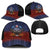 American Samoa Fautasi Baseball Net Cap Pago Pago Aeto and Iseula o le Moana of Fagatogo Red-Blue - Polynesian Pride