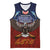 American Samoa Fautasi Basketball Jersey Pago Pago Aeto and Iseula o le Moana of Fagatogo Red-Blue - Polynesian Pride