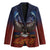 American Samoa Fautasi Blazer Pago Pago Aeto and Iseula o le Moana of Fagatogo Red-Blue - Polynesian Pride