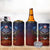 American Samoa Fautasi 4 in 1 Can Cooler Tumbler Pago Pago Aeto and Iseula o le Moana of Fagatogo Red-Blue - Polynesian Pride