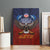 American Samoa Fautasi Canvas Wall Art Pago Pago Aeto and Iseula o le Moana of Fagatogo Red-Blue - Polynesian Pride