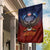American Samoa Fautasi Garden Flag Pago Pago Aeto and Iseula o le Moana of Fagatogo Red-Blue - Polynesian Pride