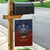 American Samoa Fautasi Garden Flag Pago Pago Aeto and Iseula o le Moana of Fagatogo Red-Blue - Polynesian Pride