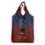 American Samoa Fautasi Grocery Bag Pago Pago Aeto and Iseula o le Moana of Fagatogo Red-Blue - Polynesian Pride
