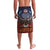 American Samoa Fautasi Lavalava Pago Pago Aeto and Iseula o le Moana of Fagatogo Red-Blue - Polynesian Pride