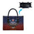 American Samoa Fautasi Leather Bag Pago Pago Aeto and Iseula o le Moana of Fagatogo Red-Blue - Polynesian Pride