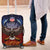 American Samoa Fautasi Luggage Cover Pago Pago Aeto and Iseula o le Moana of Fagatogo Red-Blue - Polynesian Pride