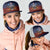 American Samoa Fautasi Mesh Trucker Cap Pago Pago Aeto and Iseula o le Moana of Fagatogo Red-Blue - Polynesian Pride