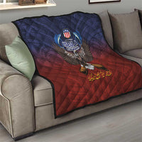 American Samoa Fautasi Quilt Pago Pago Aeto and Iseula o le Moana of Fagatogo Red-Blue LT03 - Polynesian Pride