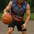 American Samoa Fautasi Sleeveless Hoodie Pago Pago Aeto and Iseula o le Moana of Fagatogo Red-Blue - Polynesian Pride