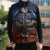 American Samoa Fautasi Sleeveless Puffer Jacket Pago Pago Aeto and Iseula o le Moana of Fagatogo Red-Blue - Polynesian Pride