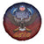 American Samoa Fautasi Spare Tire Cover Pago Pago Aeto and Iseula o le Moana of Fagatogo Red-Blue - Polynesian Pride