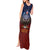 American Samoa Fautasi Tank Maxi Dress Pago Pago Aeto and Iseula o le Moana of Fagatogo Red-Blue - Polynesian Pride