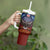 American Samoa Fautasi Tumbler With Handle Pago Pago Aeto and Iseula o le Moana of Fagatogo Red-Blue - Polynesian Pride