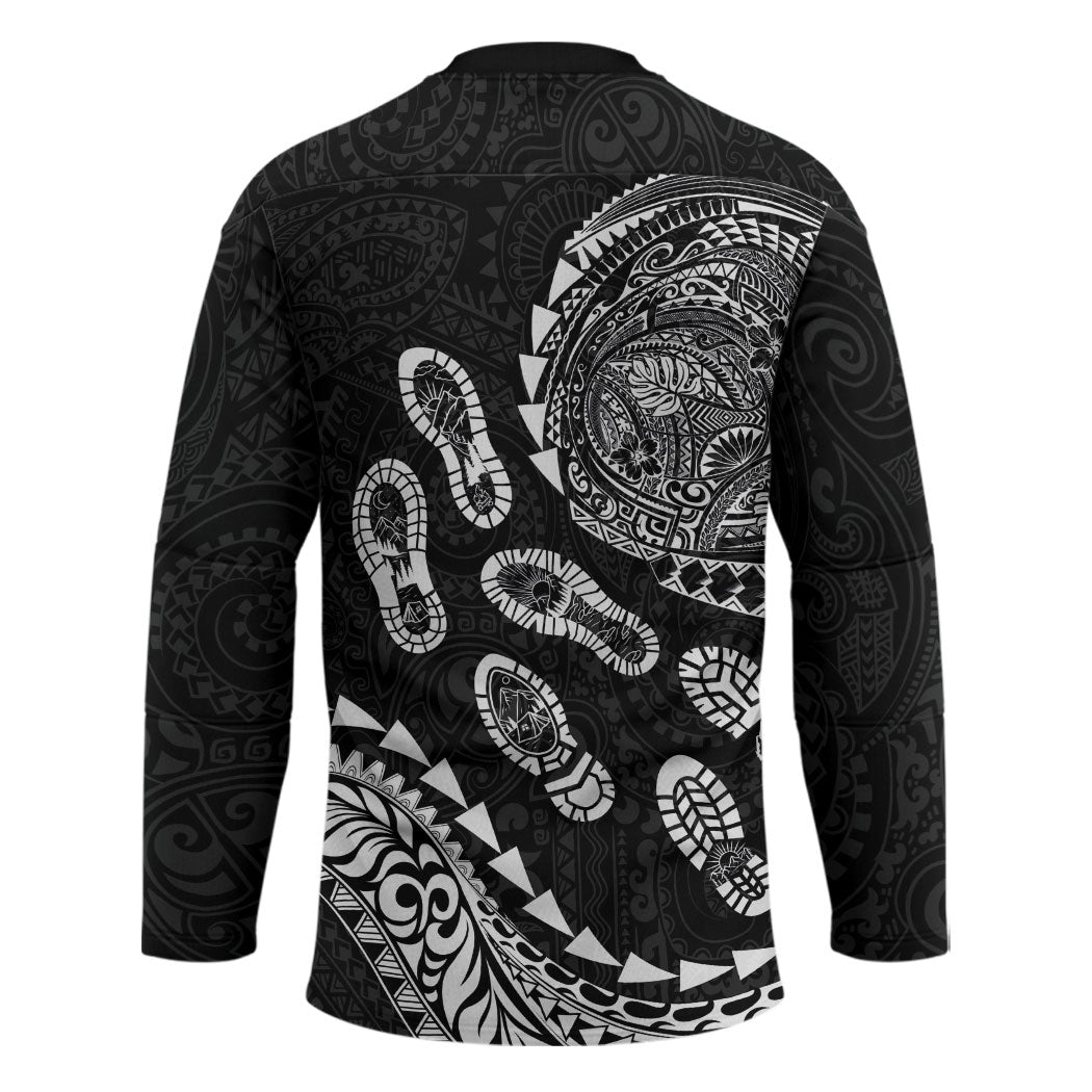 Hawaii Running Hockey Jersey Polynesian Tribal Tattoo LT03 - Polynesian Pride