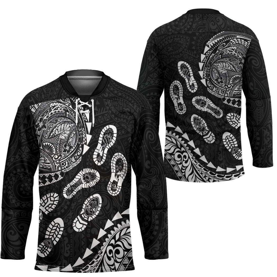 Hawaii Running Hockey Jersey Polynesian Tribal Tattoo LT03 - Polynesian Pride