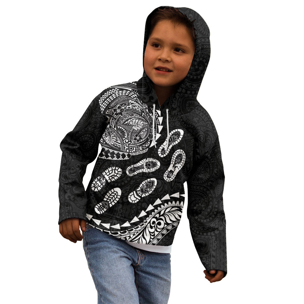 Hawaii Running Kid Hoodie Polynesian Tribal Tattoo LT03 - Polynesian Pride