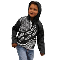 Hawaii Running Kid Hoodie Polynesian Tribal Tattoo LT03 - Polynesian Pride