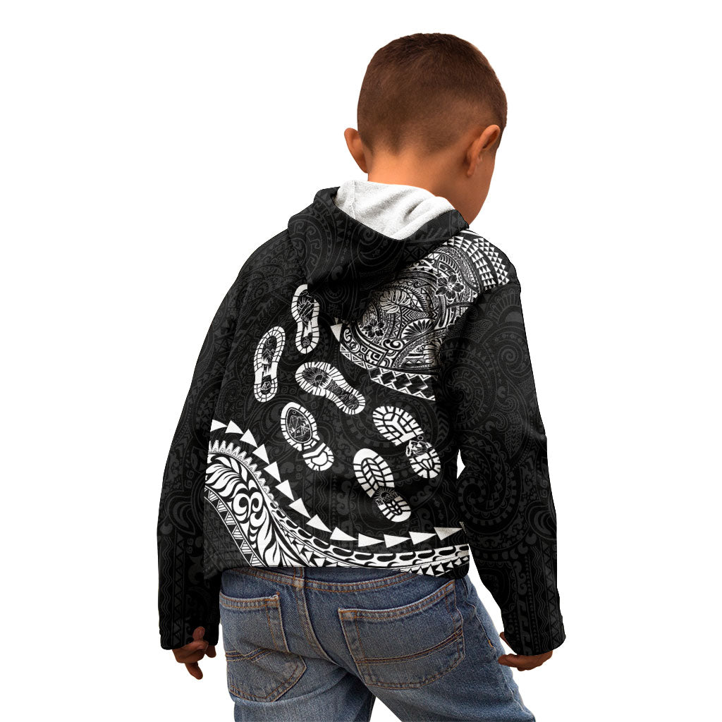 Hawaii Running Kid Hoodie Polynesian Tribal Tattoo LT03 - Polynesian Pride