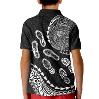 Hawaii Running Kid Polo Shirt Polynesian Tribal Tattoo LT03 - Polynesian Pride