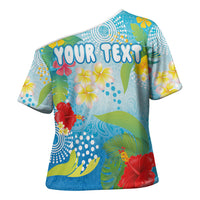 Personalized Hawaii Marathon Cross Shoulder Shirt Polynesian Motif Tropical Style LT03 - Polynesian Pride