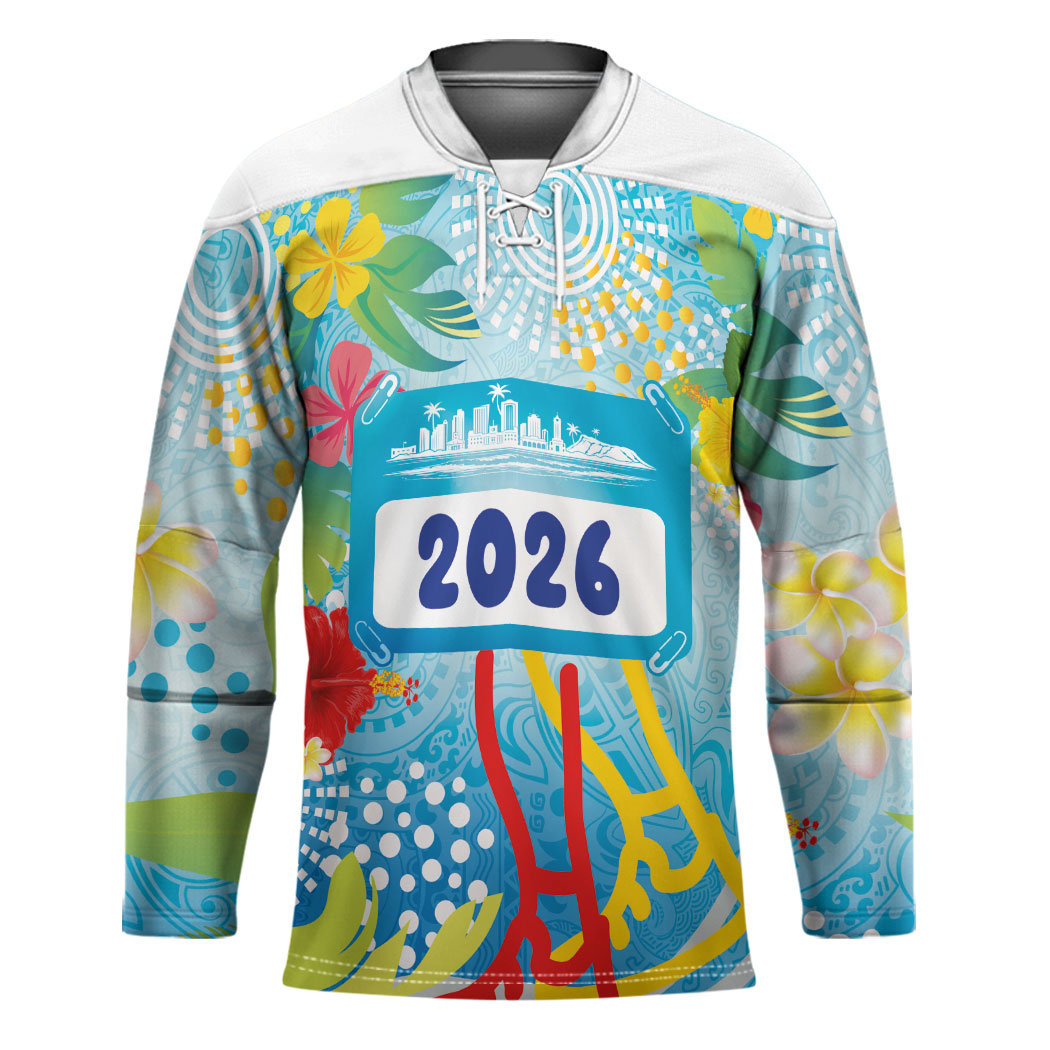 Personalized Hawaii Marathon Hockey Jersey Polynesian Motif Tropical Style LT03 Unisex Multicolor - Polynesian Pride