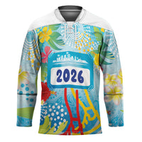 Personalized Hawaii Marathon Hockey Jersey Polynesian Motif Tropical Style LT03 Unisex Multicolor - Polynesian Pride
