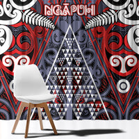 Aotearoa Iwi Ngapuhi Window Curtain Maori Motif Tribal LT03 - Polynesian Pride