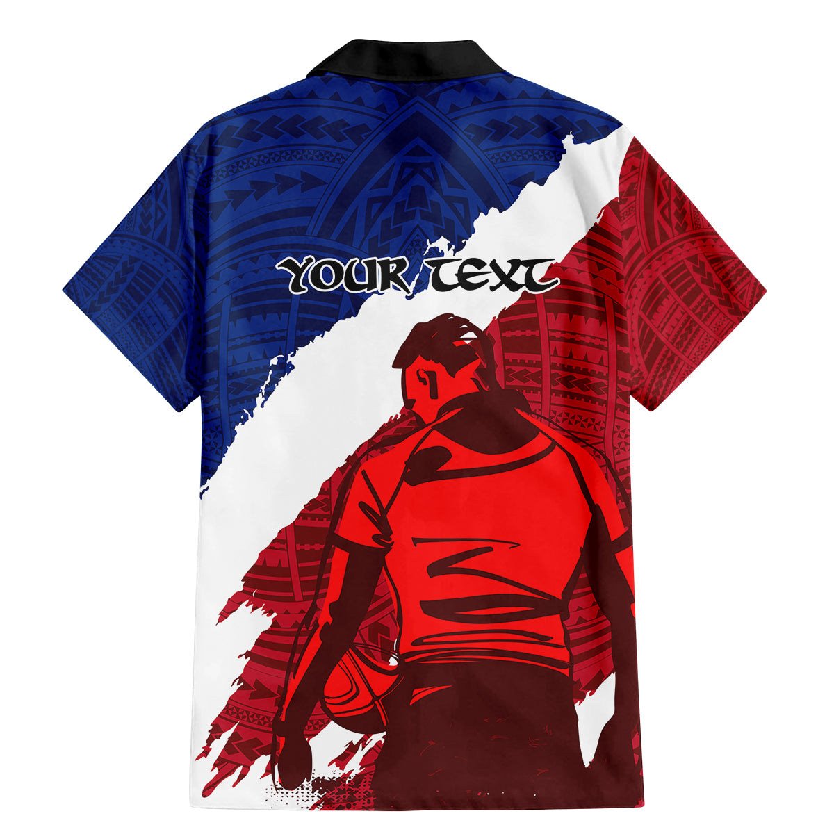 Custom Samoa Rugby Family Matching Mermaid Dress and Hawaiian Shirt Siva Tau Dance Polynesian Tattoo Brush Style LT03 - Polynesian Pride