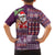 Hawaii Mele Kalikimaka Family Matching Off Shoulder Maxi Dress and Hawaiian Shirt Aloha and Christmas Elements Patchwork Pink Style LT03 - Polynesian Pride
