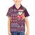 Hawaii Mele Kalikimaka Family Matching Off Shoulder Maxi Dress and Hawaiian Shirt Aloha and Christmas Elements Patchwork Pink Style LT03 Son's Shirt Pink - Polynesian Pride