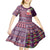 Hawaii Mele Kalikimaka Kid Short Sleeve Dress Aloha and Christmas Elements Patchwork Pink Style LT03 - Polynesian Pride