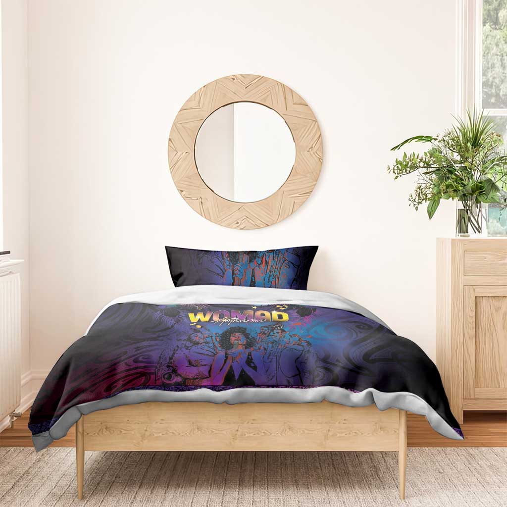 Aotearoa Arts Festival 2025 Bedding Set Maori Music Art Dance - Rhythmic Vibes