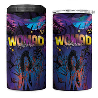 Aotearoa Arts Festival 2025 4 in 1 Can Cooler Tumbler Maori Music Art Dance - Rhythmic Vibes LT03 One Size: 16 oz Black - Polynesian Pride
