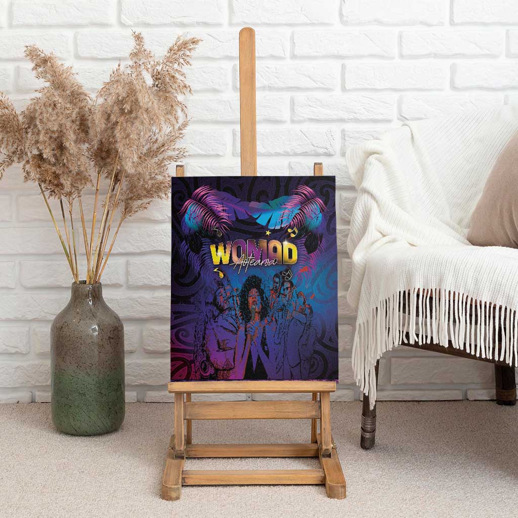 Aotearoa Arts Festival 2025 Canvas Wall Art Maori Music Art Dance - Rhythmic Vibes