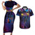 Aotearoa Arts Festival 2025 Couples Matching Short Sleeve Bodycon Dress and Hawaiian Shirt Maori Music Art Dance - Rhythmic Vibes