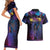 Aotearoa Arts Festival 2025 Couples Matching Short Sleeve Bodycon Dress and Hawaiian Shirt Maori Music Art Dance - Rhythmic Vibes