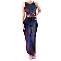 Aotearoa Arts Festival 2025 Family Matching Tank Maxi Dress and Hawaiian Shirt Maori Music Art Dance - Rhythmic Vibes LT03 Mom's Dress Black - Polynesian Pride