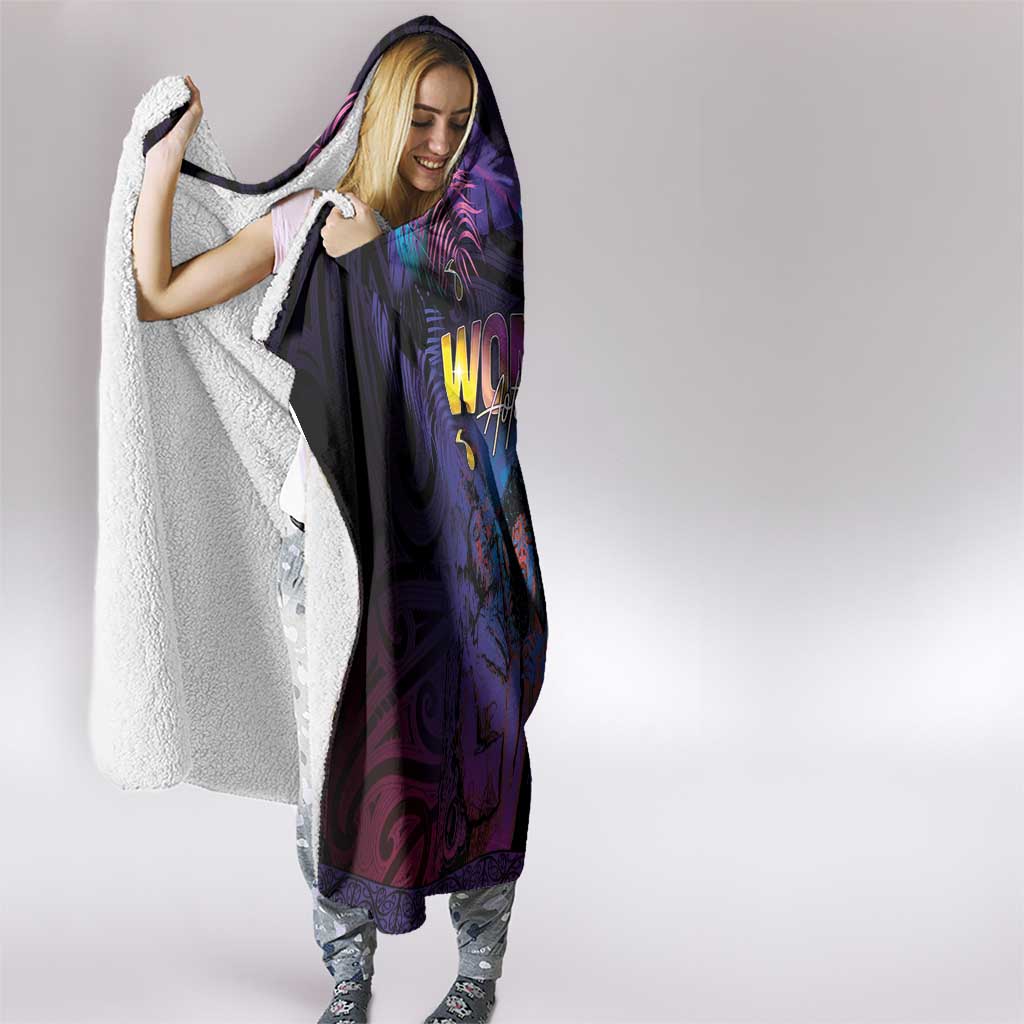 Aotearoa Arts Festival 2025 Hooded Blanket Maori Music Art Dance - Rhythmic Vibes