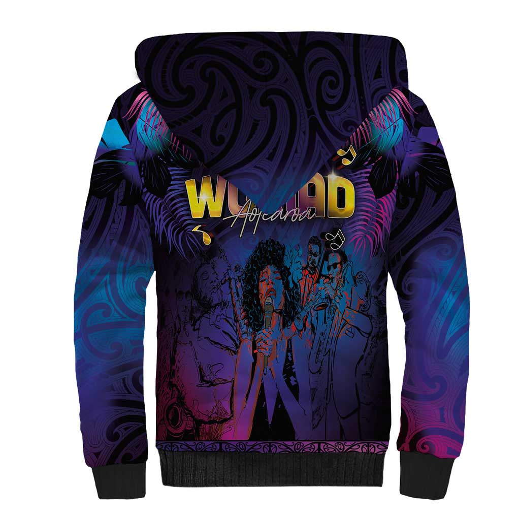Aotearoa Arts Festival 2025 Sherpa Hoodie Maori Music Art Dance - Rhythmic Vibes