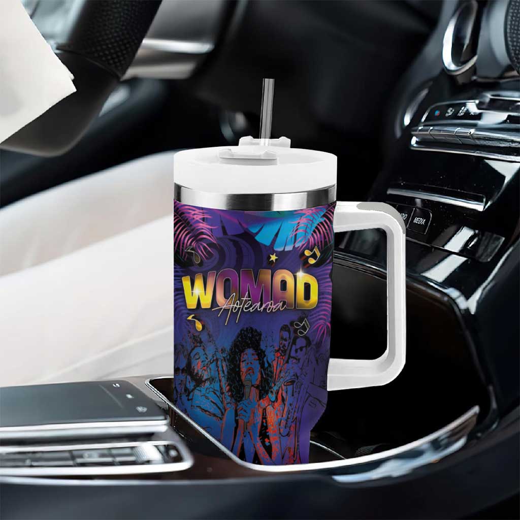 Aotearoa Arts Festival 2025 Tumbler With Handle Maori Music Art Dance - Rhythmic Vibes