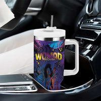 Aotearoa Arts Festival 2025 Tumbler With Handle Maori Music Art Dance - Rhythmic Vibes