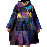 Aotearoa Arts Festival 2025 Wearable Blanket Hoodie Maori Music Art Dance - Rhythmic Vibes LT03 - Polynesian Pride