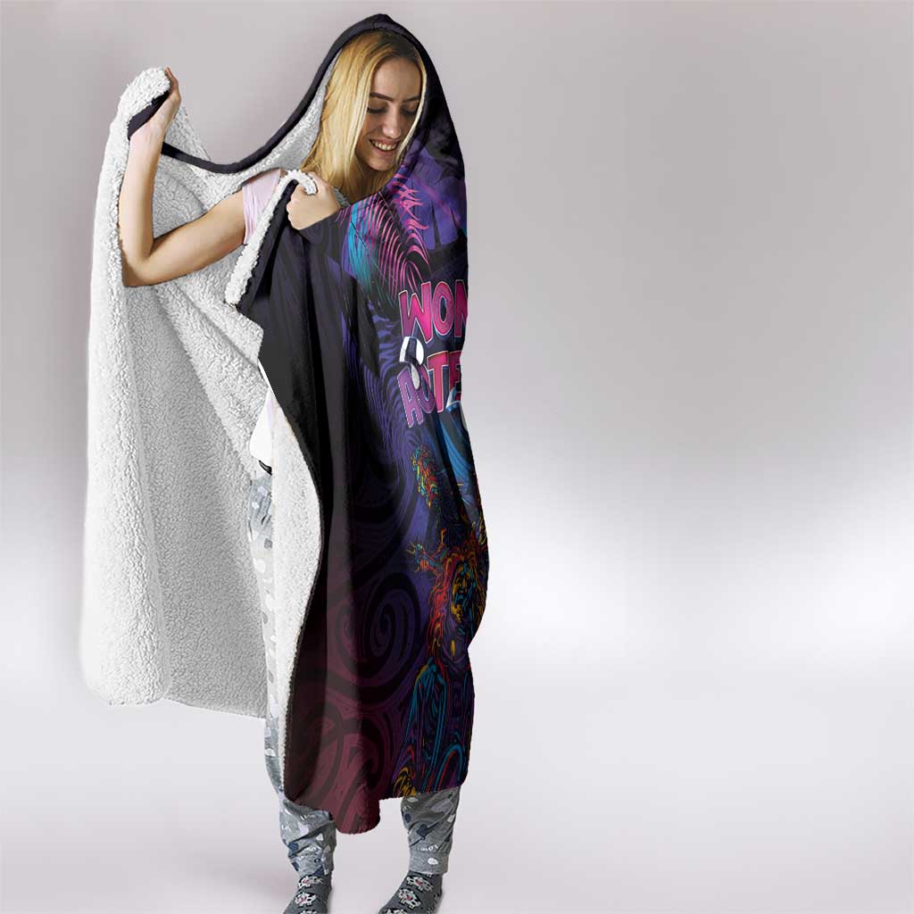 Aotearoa Arts Festival 2025 Hooded Blanket Maori Performing Art and Music - Rhythmic Vibes