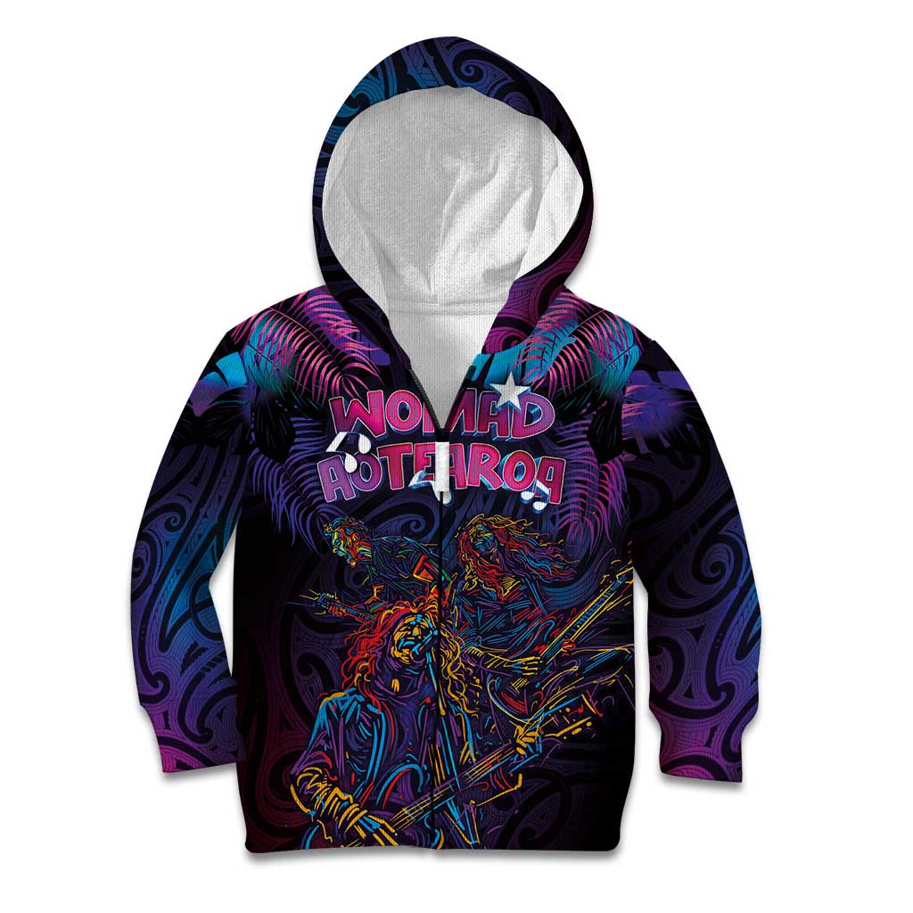 Aotearoa Arts Festival 2025 Kid Hoodie Maori Performing Art and Music - Rhythmic Vibes