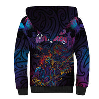 Aotearoa Arts Festival 2025 Sherpa Hoodie Maori Performing Art and Music - Rhythmic Vibes LT03 - Polynesian Pride